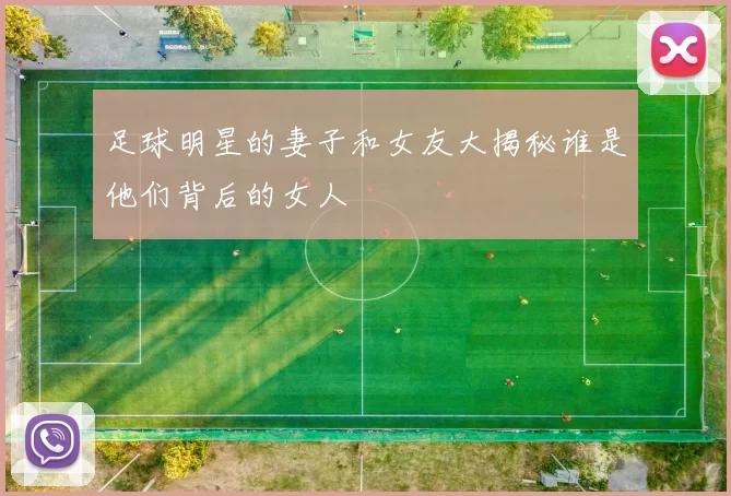 足球明星的妻子和女友大揭秘谁是他们背后的女人